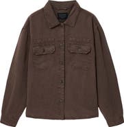 AllSaints Korten Relaxed Fit Shacket