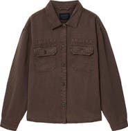 AllSaints Korten Relaxed Fit Shacket