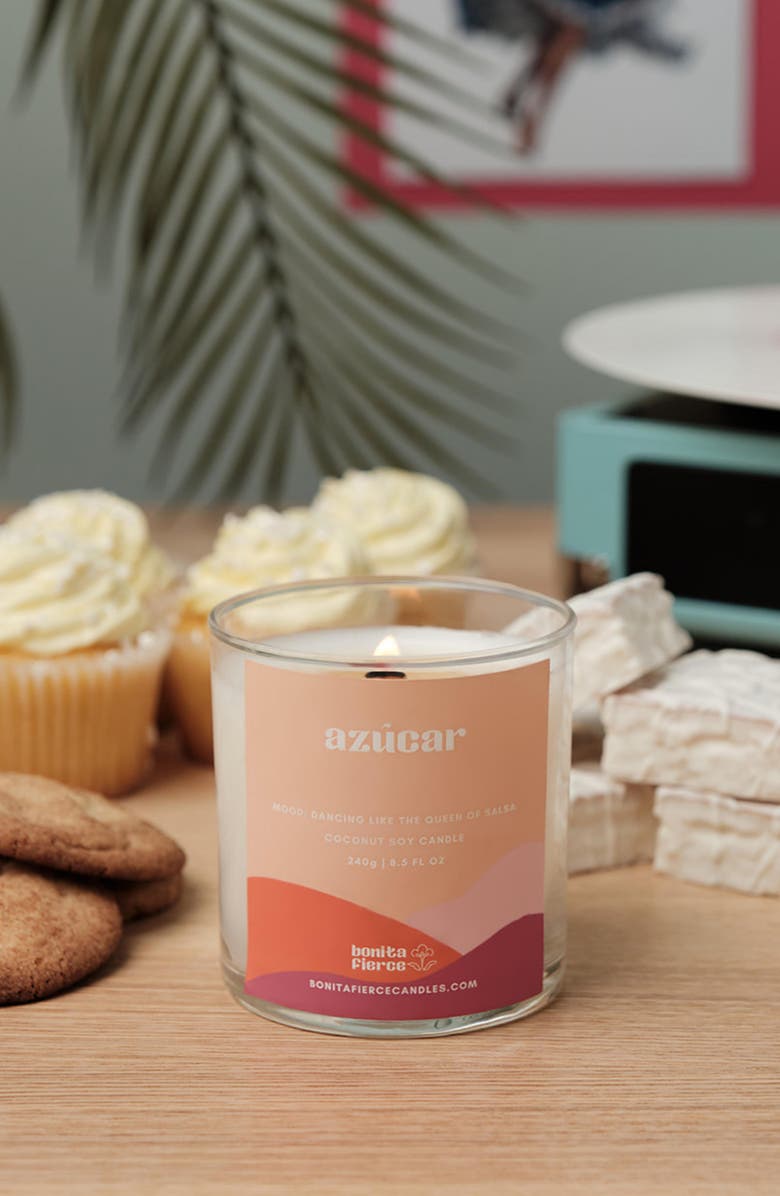 Bonita Fierce Azucar Candle, Alternate, color,