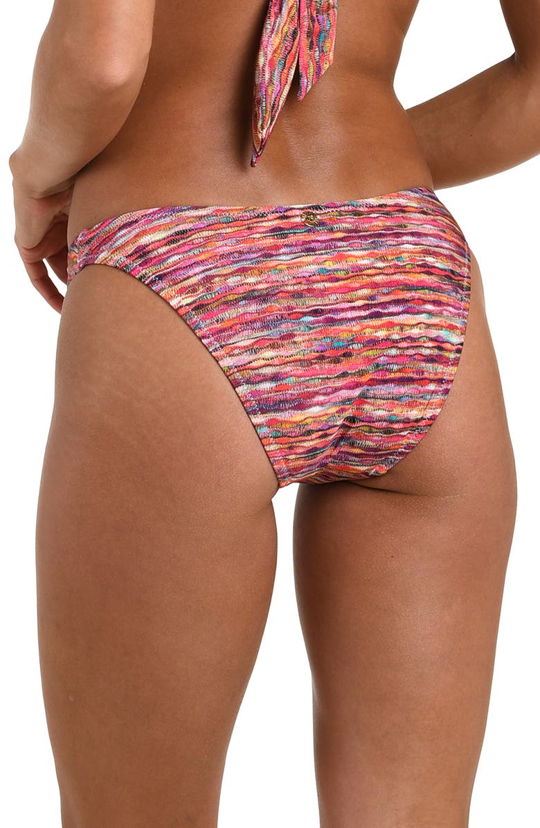 Sunshine 79 Shimmer Ripple French Cut Bikini Bottoms, Alternate, color, Pink Multi