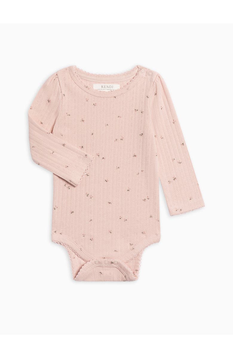 Kendi Thea Pointelle Bodysuit, Alternate, color, Haran Floral