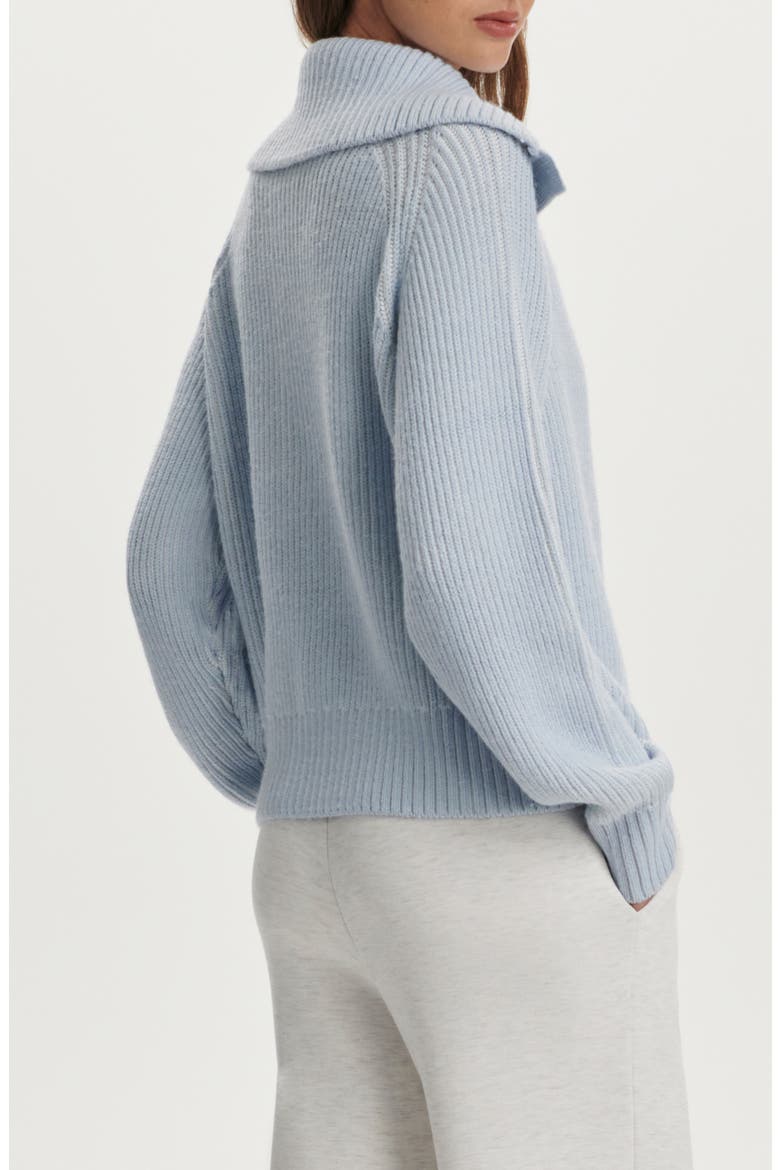 Filey Mix Rib Sweater, Alternate, color, MIST BLUE