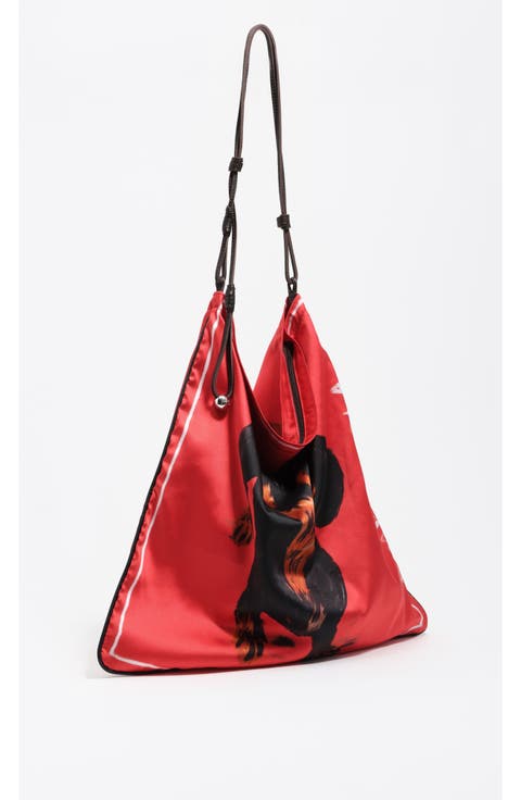 Medium Dogs Scarf Bag