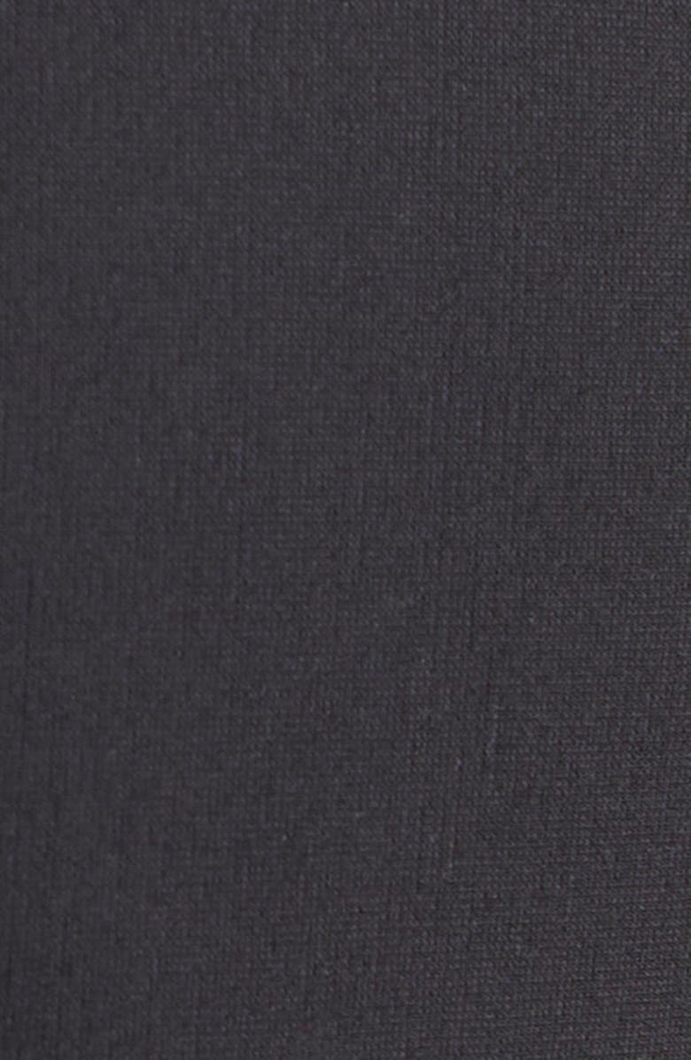 Coperni Jersey Minidress with Detachable Taffeta Sleeves, Alternate, color, Black-Pink