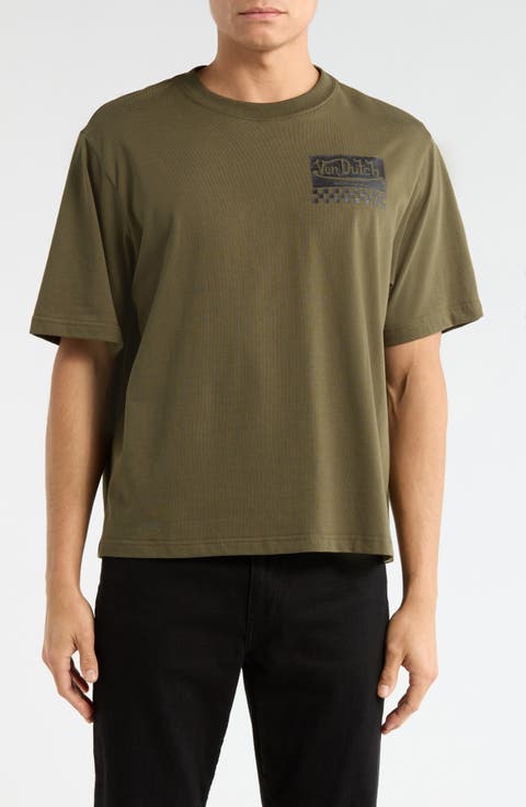 Logo Cotton Blend Graphic T-Shirt