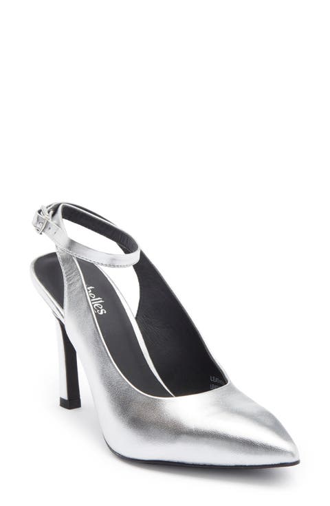Girl Boss Ankle Strap Pointed Toe Pump (Women)