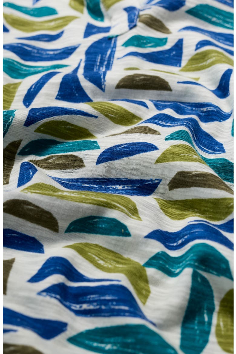 Wavecrest Organic Cotton Jersey Top, Alternate, color, HARBOUR HULLS CHALK