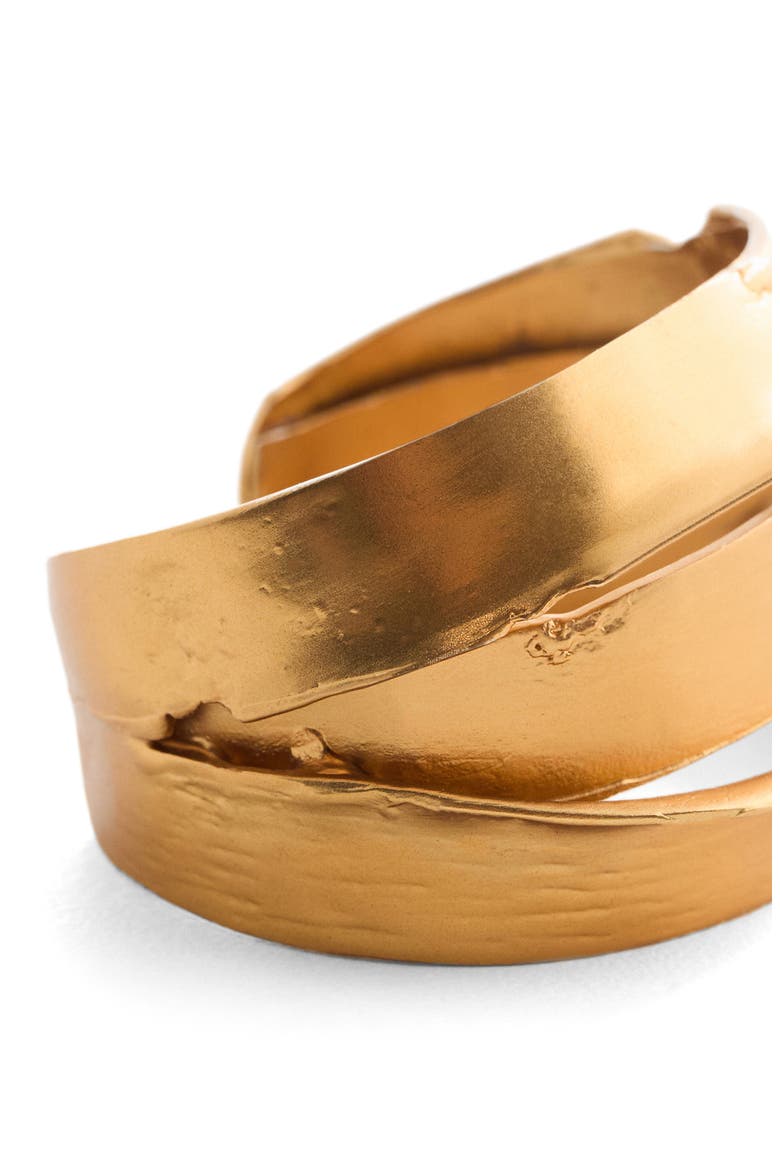 Frozen Bangle, Alternate, color, GOLD