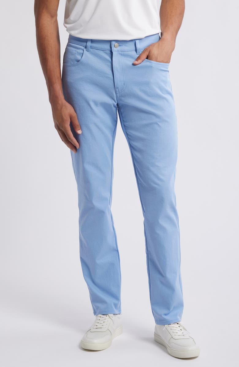 Peter Millar EB66 Performance Five Pocket Pants, Main, color, Blue Fade