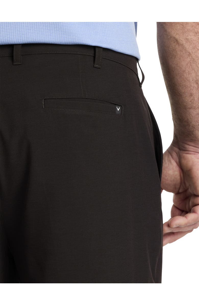 Callaway Big & Tall Everplay Flat-Front Golf Shorts, Alternate, color, Black Heather