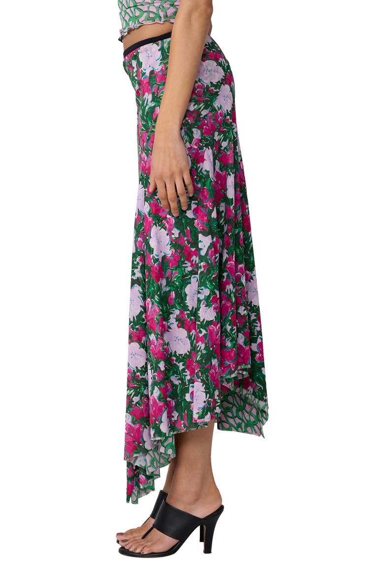 Hedi Print Asymmetric Maxi Skirt, Alternate, color, PROVENCE GOSSIP PINK