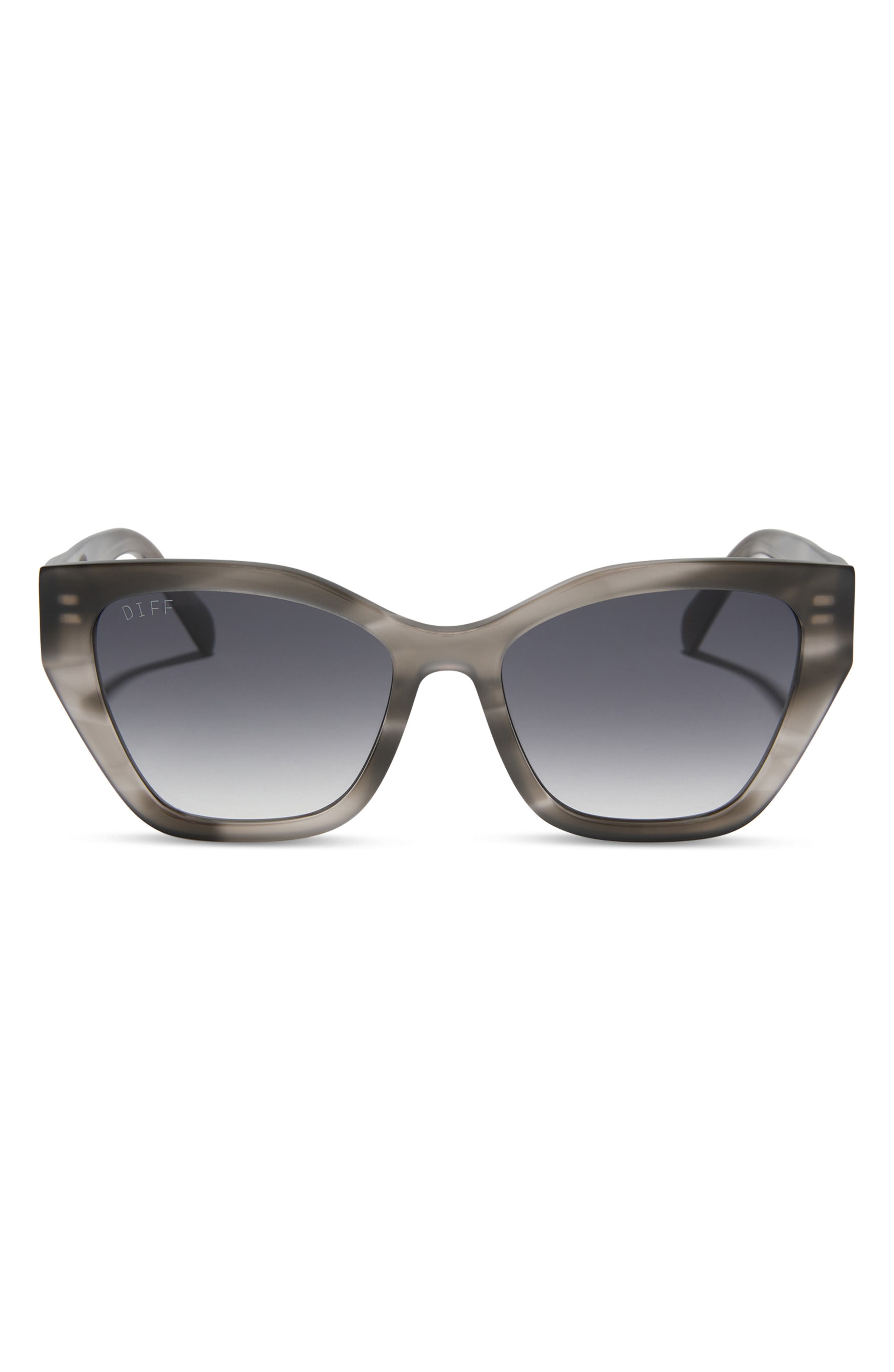 DIFF Evie 54mm Cat Eye Sunglasses