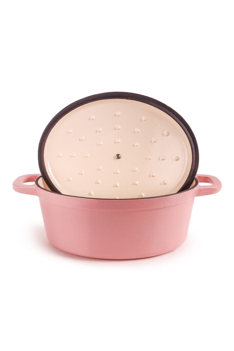 4-Piece Neo Cast Iron Cookware Set, Alternate, color, PINK