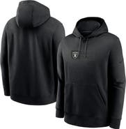 Nike Men's Nike Black Las Vegas Raiders Edge French Terry Club Pullover Hoodie