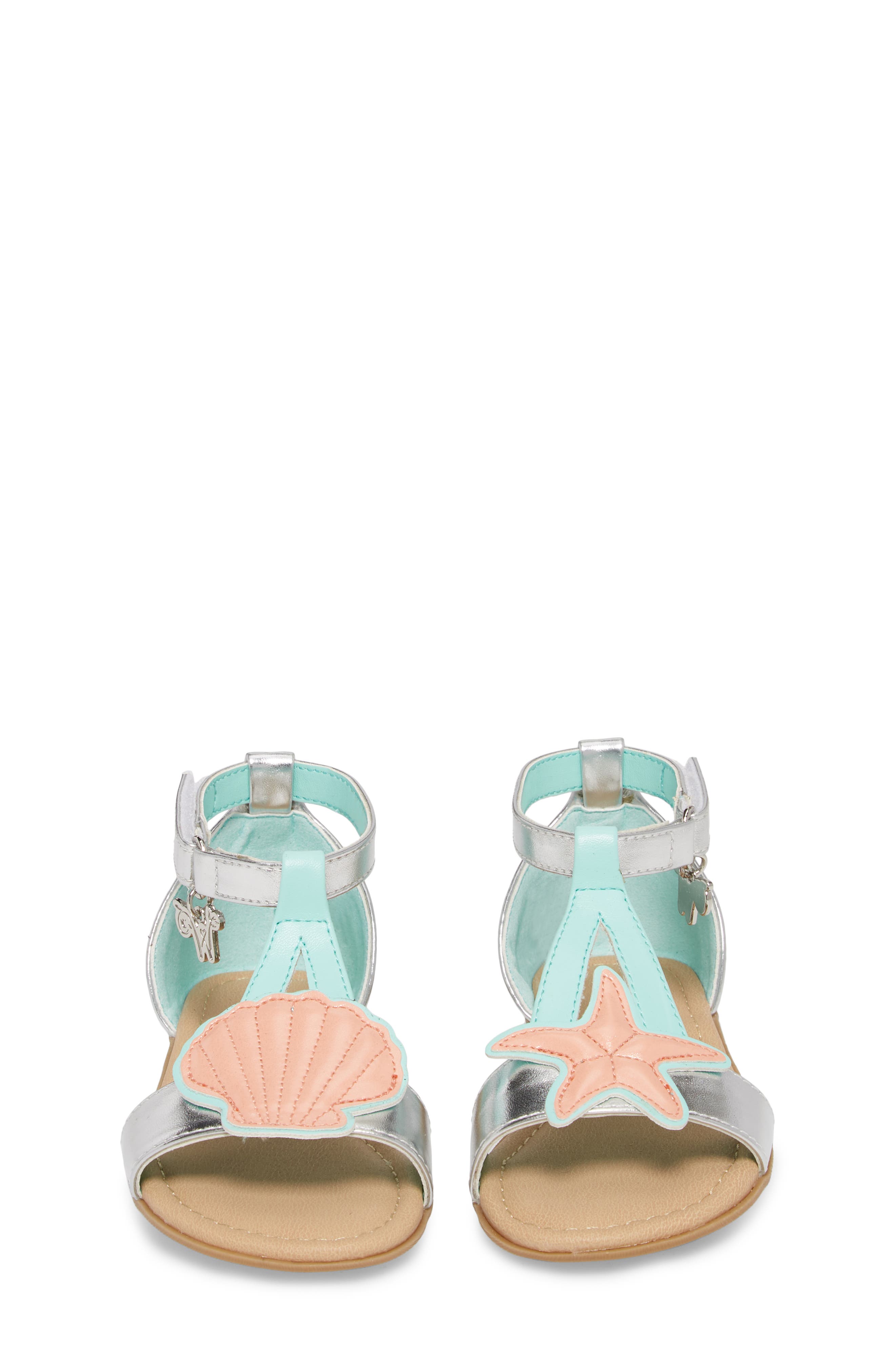 WellieWishers from American Girl Camille Shell Sandal, Alternate, color, 