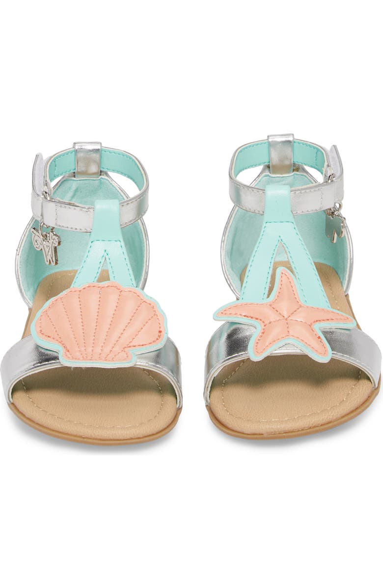 WellieWishers from American Girl Camille Shell Sandal, Alternate, color,