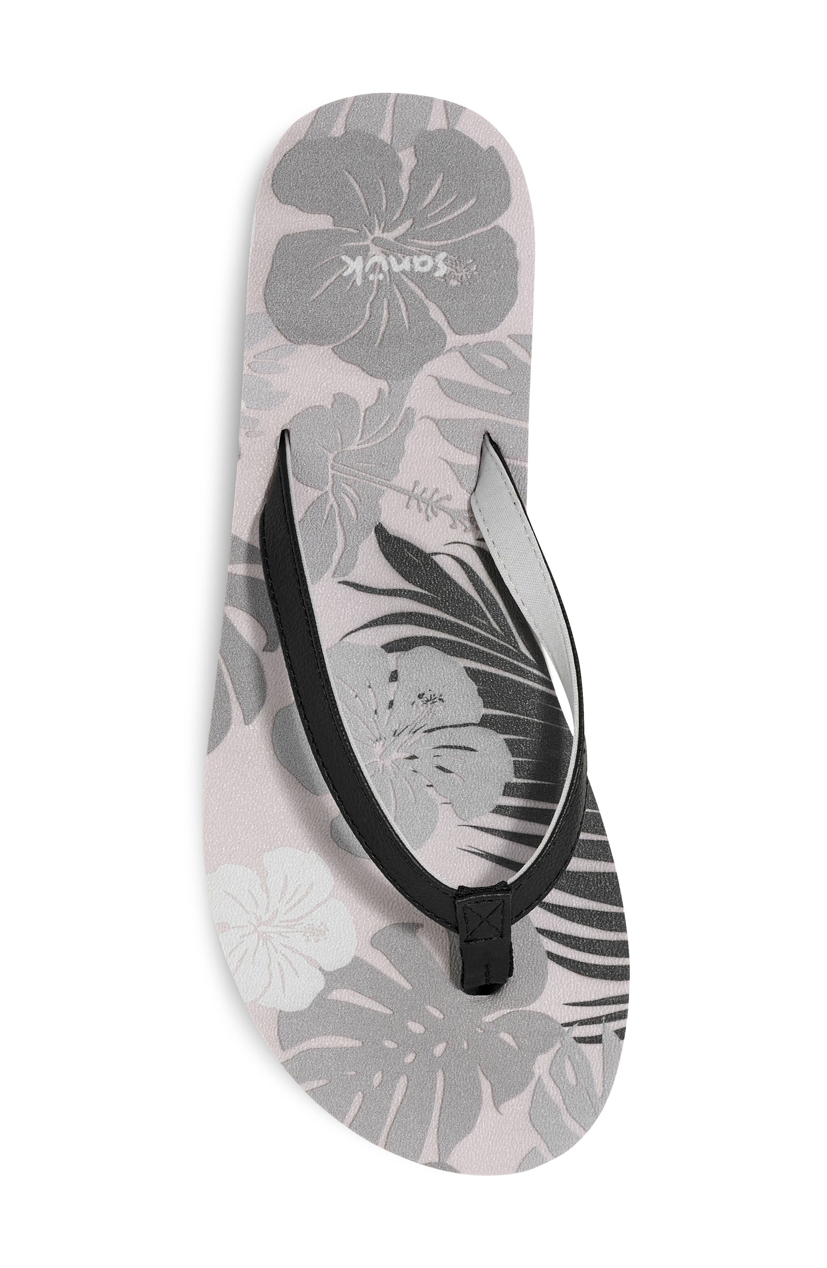 Yoga Joy II Flip Flop, Alternate, color, BLACK