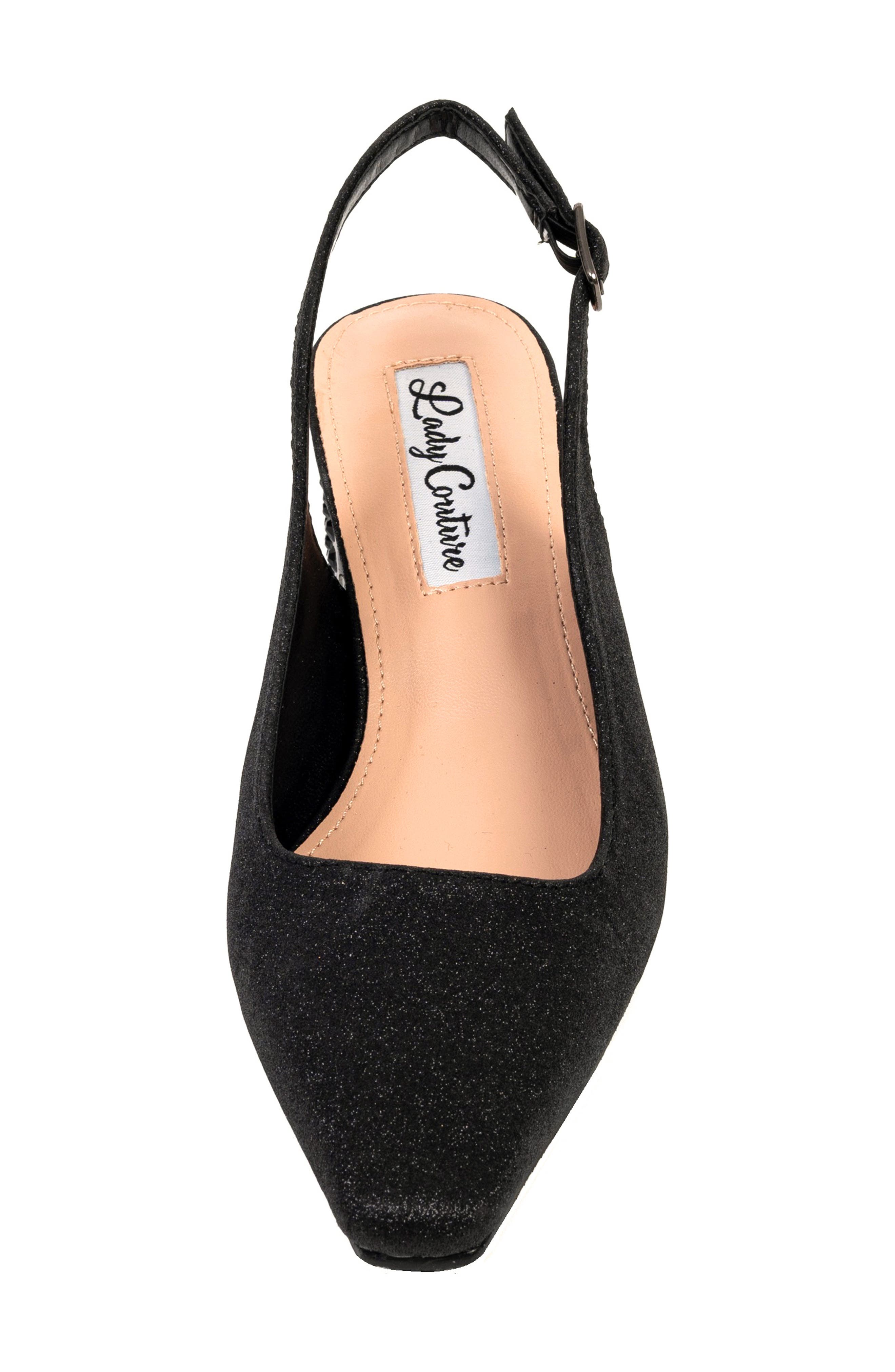 LADY COUTURE Natalienr Slingback Pump, Alternate, color, Black