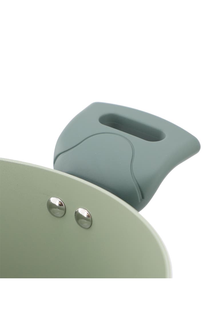 6 Quart Ceramic Nonstick Aluminum Dutch Oven, Alternate, color, Green