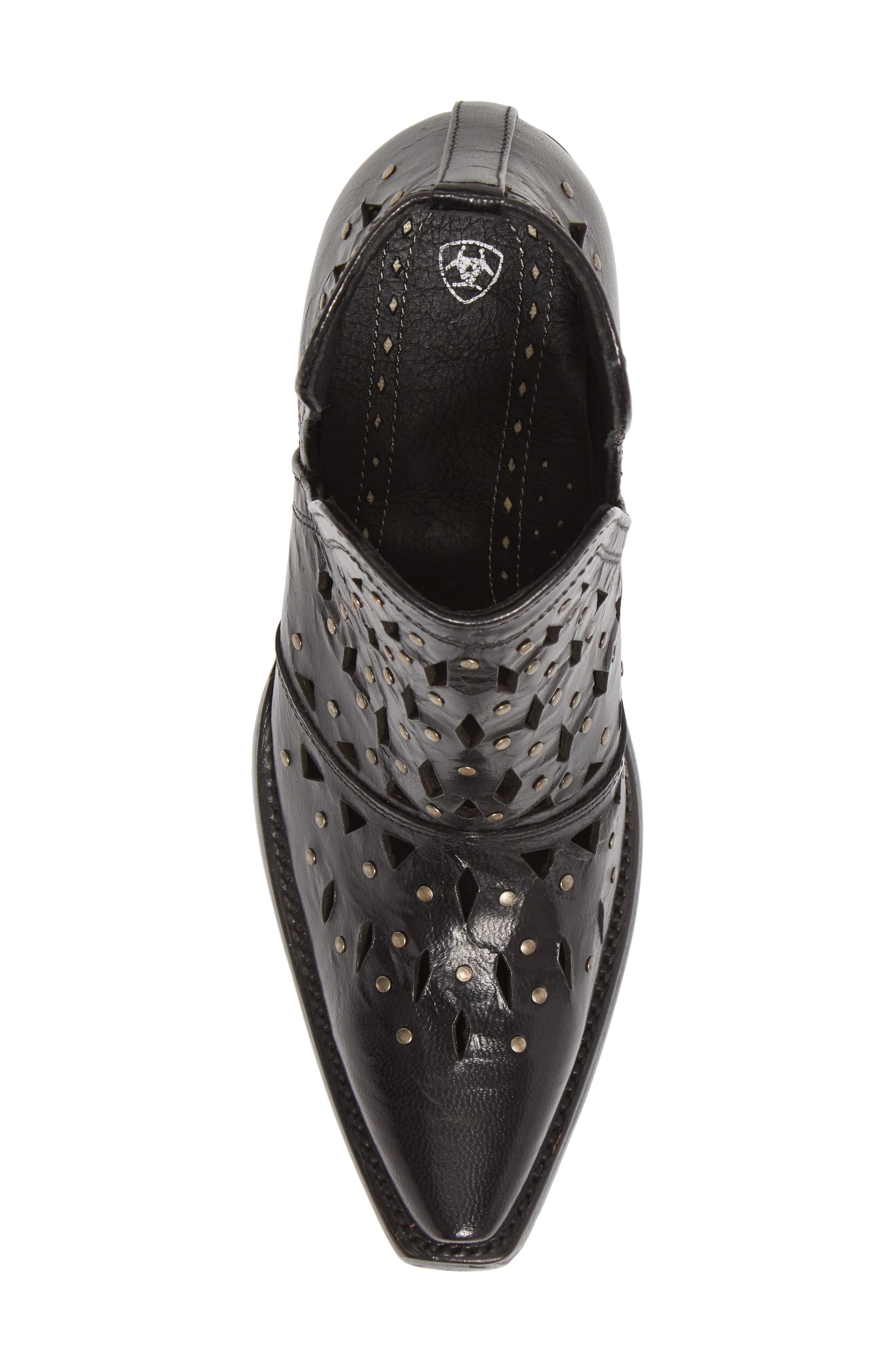 Ariat Dixon Perforated Studded Bootie, Alternate, color, 
