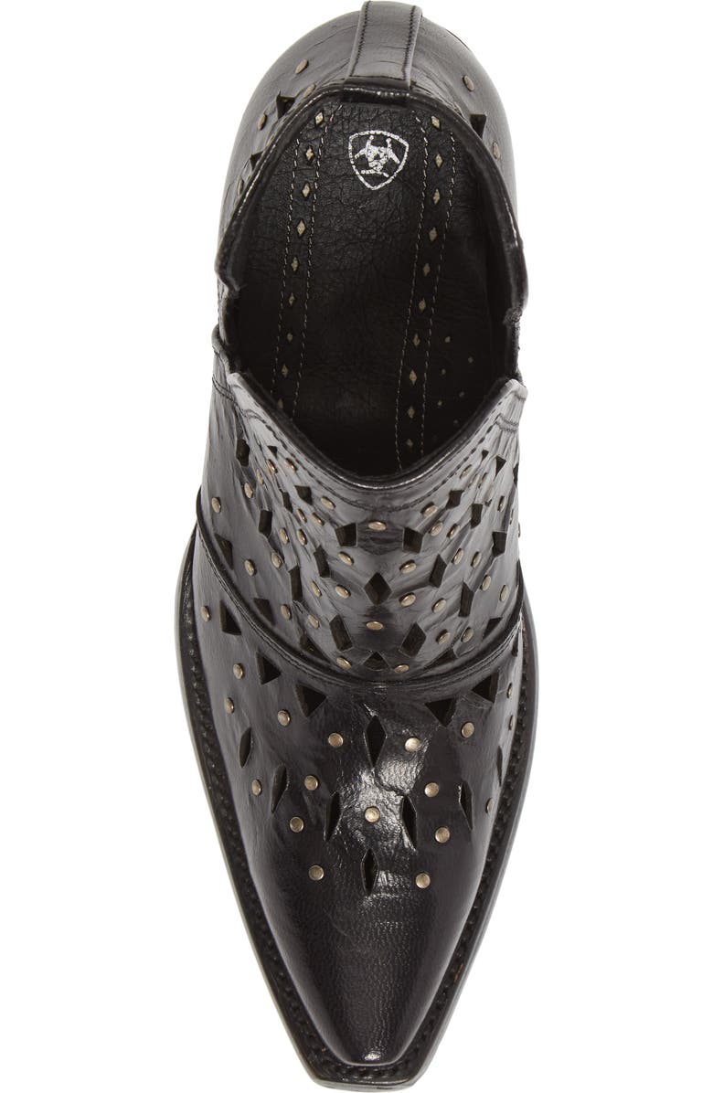 Ariat Dixon Perforated Studded Bootie, Alternate, color,
