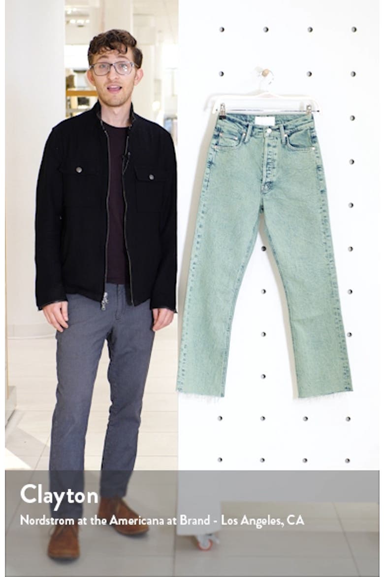The Tripper High Waist Fray Hem Ankle Jeans video