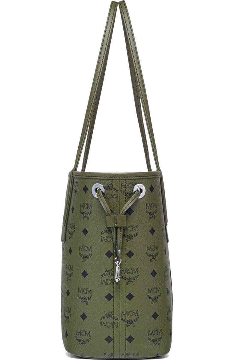 MCM Small Liz Shopper in Visetos, Alternate, color,