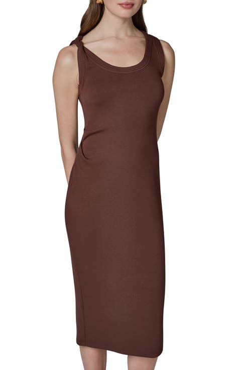 Sleeveless Body-Con Midi Dress