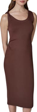 Donna Karan New York Sleeveless Body-Con Midi Dress