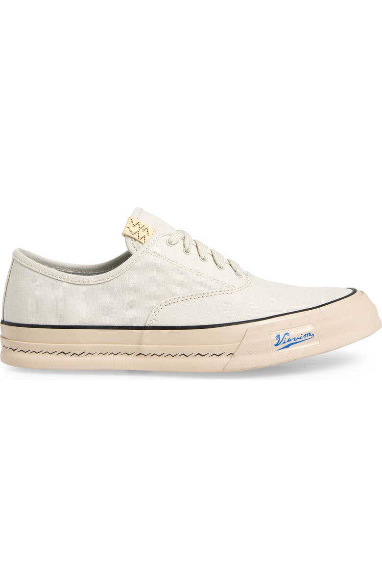VISVIM Logan Lo Sipe Deck Shoe, Alternate, color, Ivory