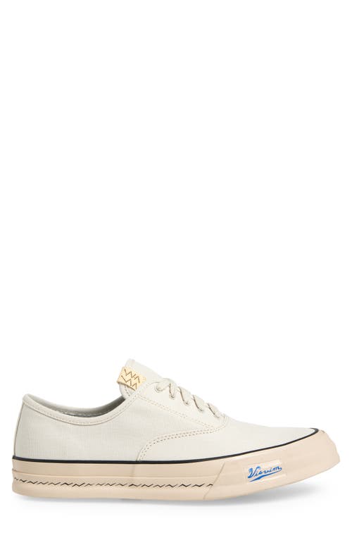 Visvim Men's Logan Deck Lo Sipe Sneakers In Ivory