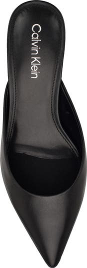 Kalyn Pointed Toe Kitten Heel Mule