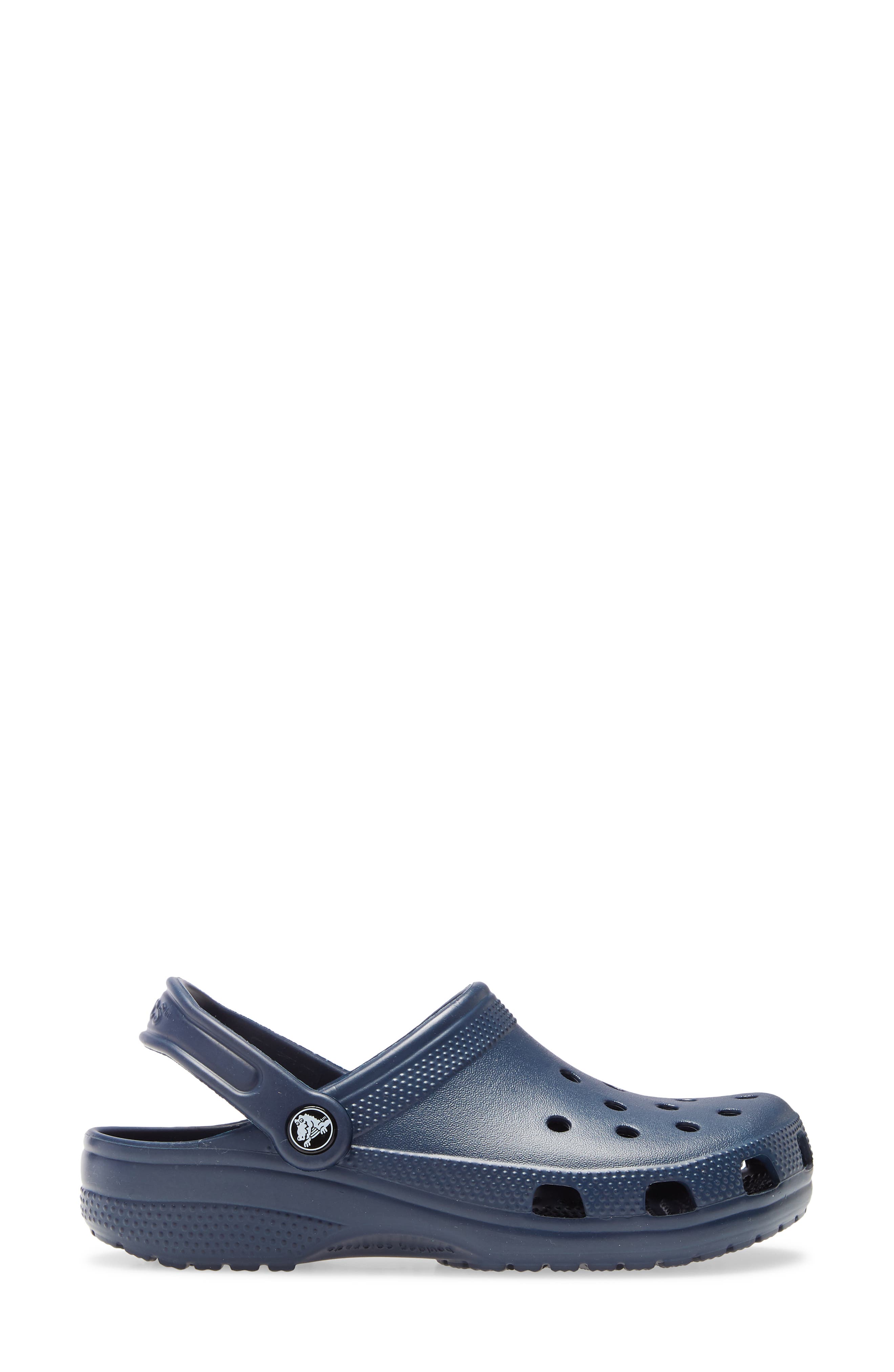 CROCS Classic Clog, Alternate, color, Navy