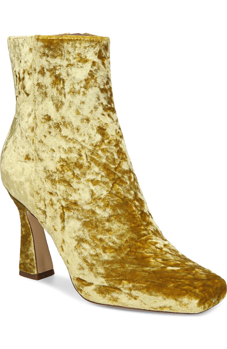Circus NY by Sam Edelman Emma Square Toe Bootie, Main, color, Sun Yellow