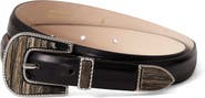 Déhanche Travertine Leather Belt
