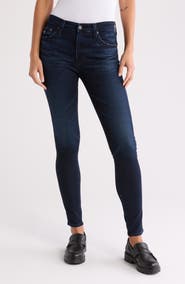 AG The Farrah Mid Rise Skinny Jeans