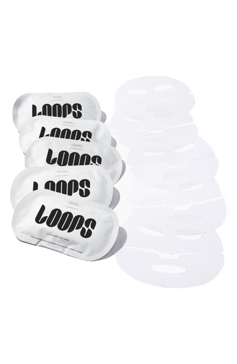 LOOPS 5-Pack Dream Sleep Slugging Mask, Alternate, color, 