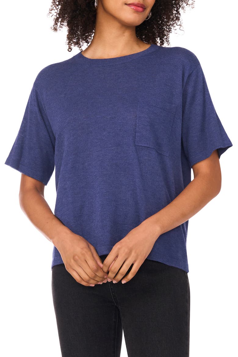 Pocket T-Shirt, Main, color, BLUEBERRY SMOKE