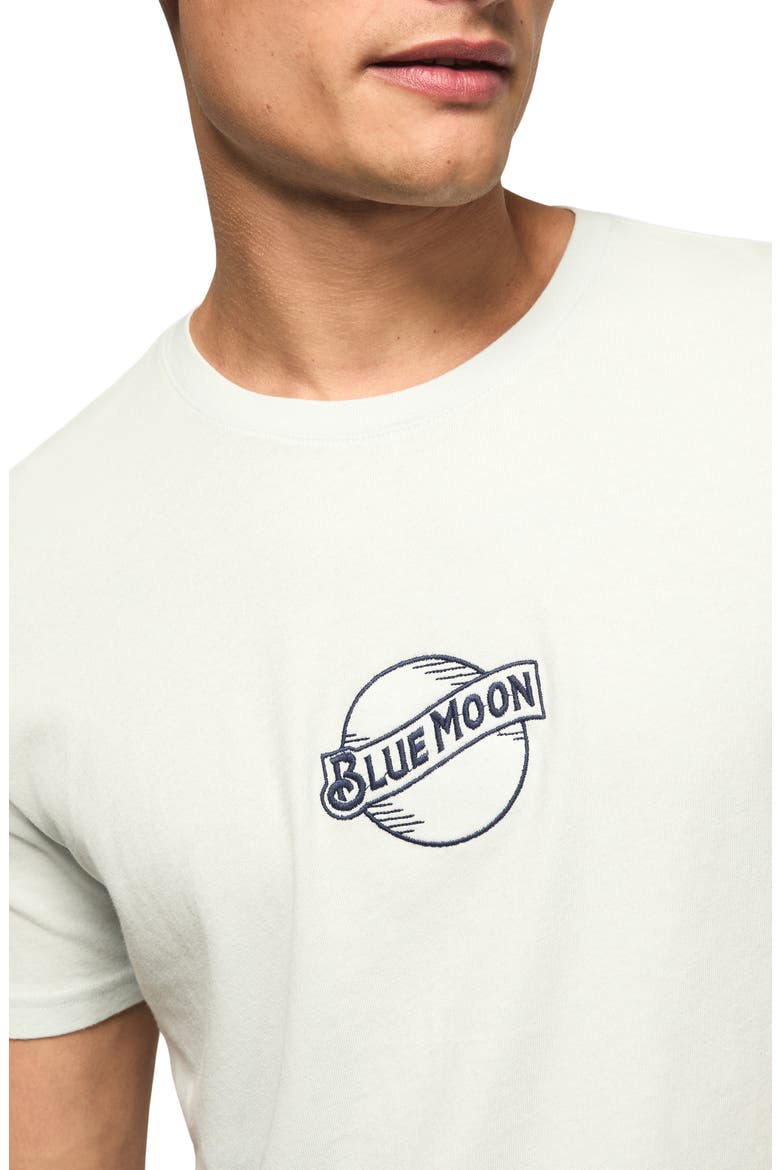 Blue Moon Logo Graphic T-Shirt, Alternate, color, ILLUSION BLUE