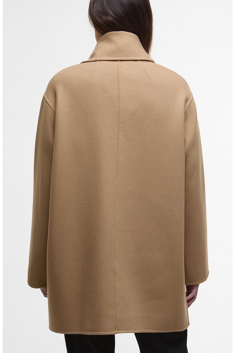Clementine Scarf Detail Wool Blend Coat, Alternate, color, CAMEL