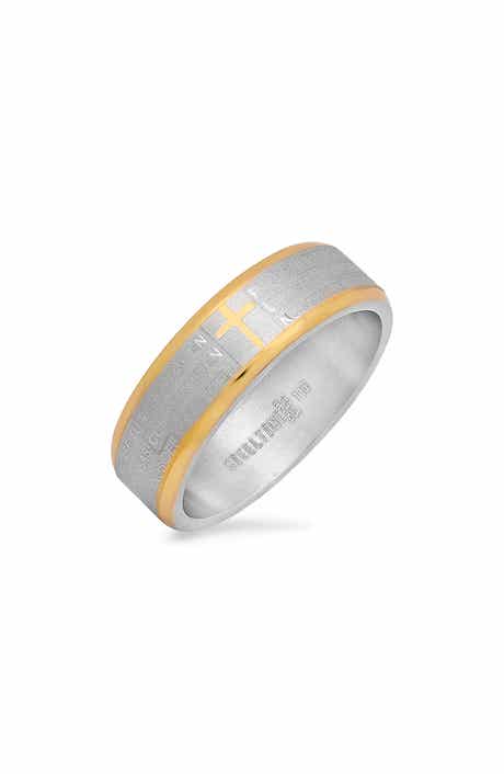 Men's Two-Tone Cigar Ring