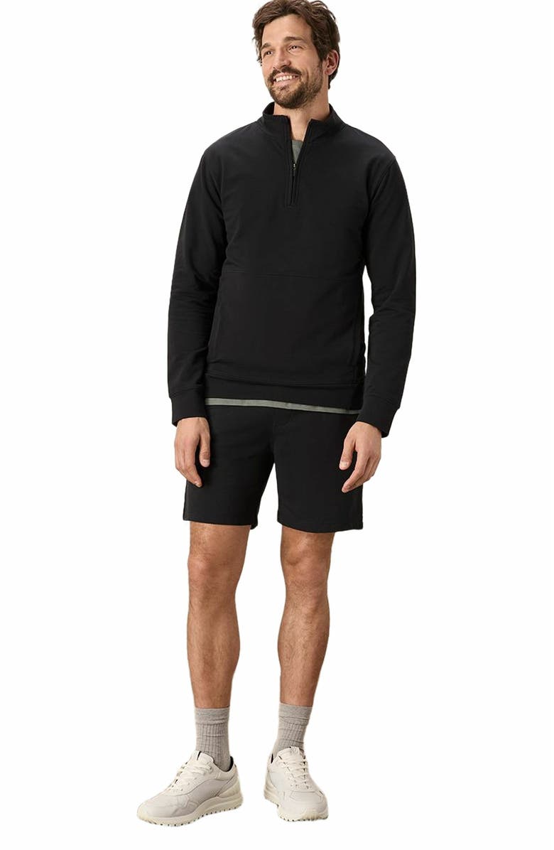 Pact Organic Cotton Stash French Terry Short, Main, color, Black