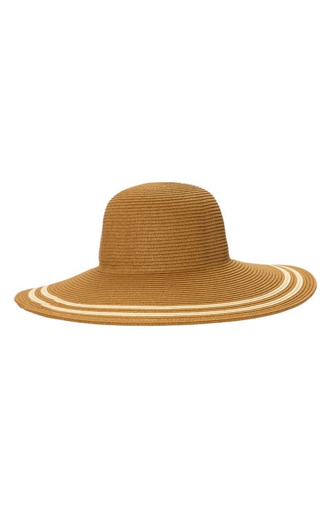 Packable Stripe Sun Hat