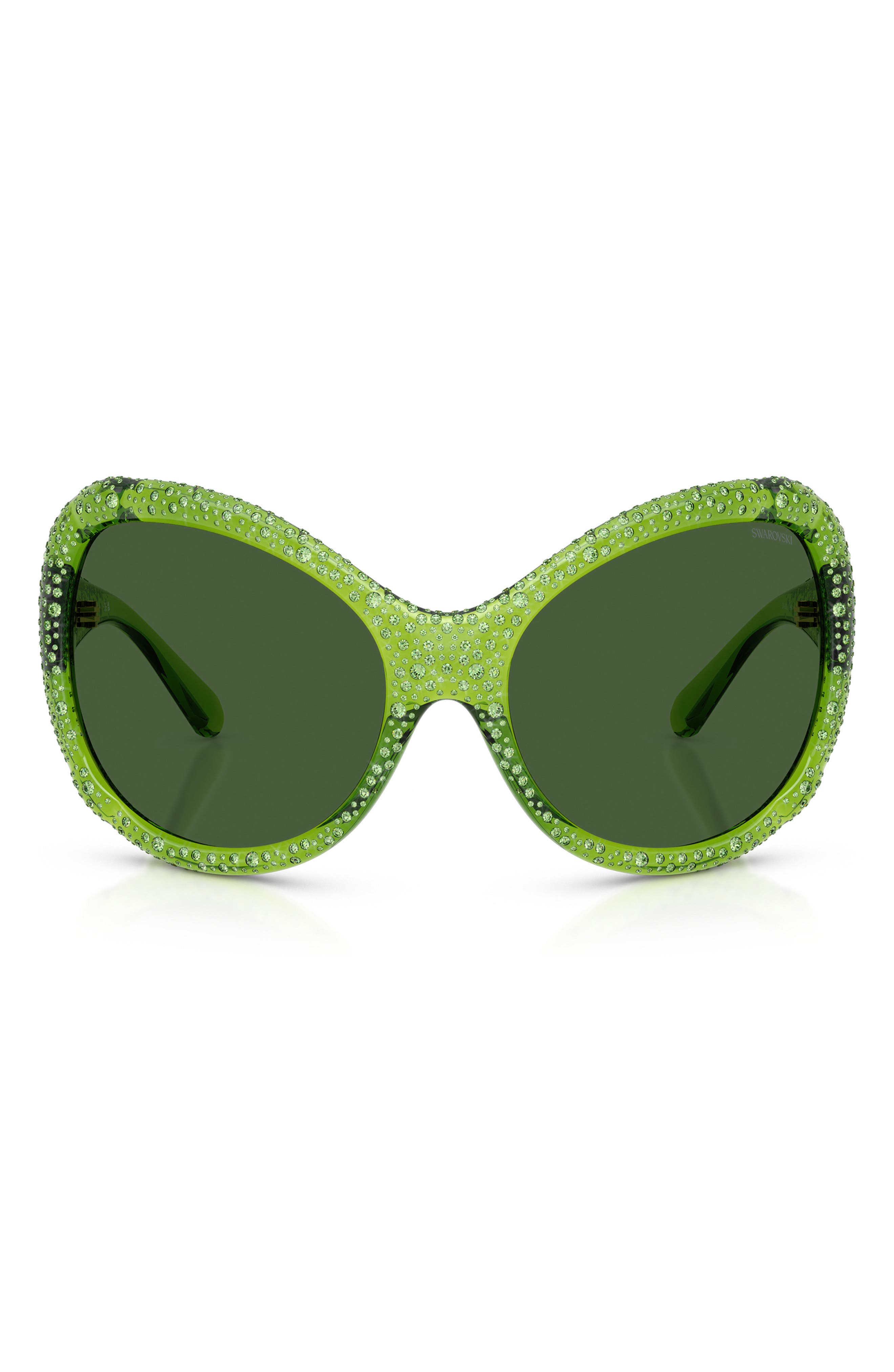 selected TRANSPARENT GREEN / DARK GREEN