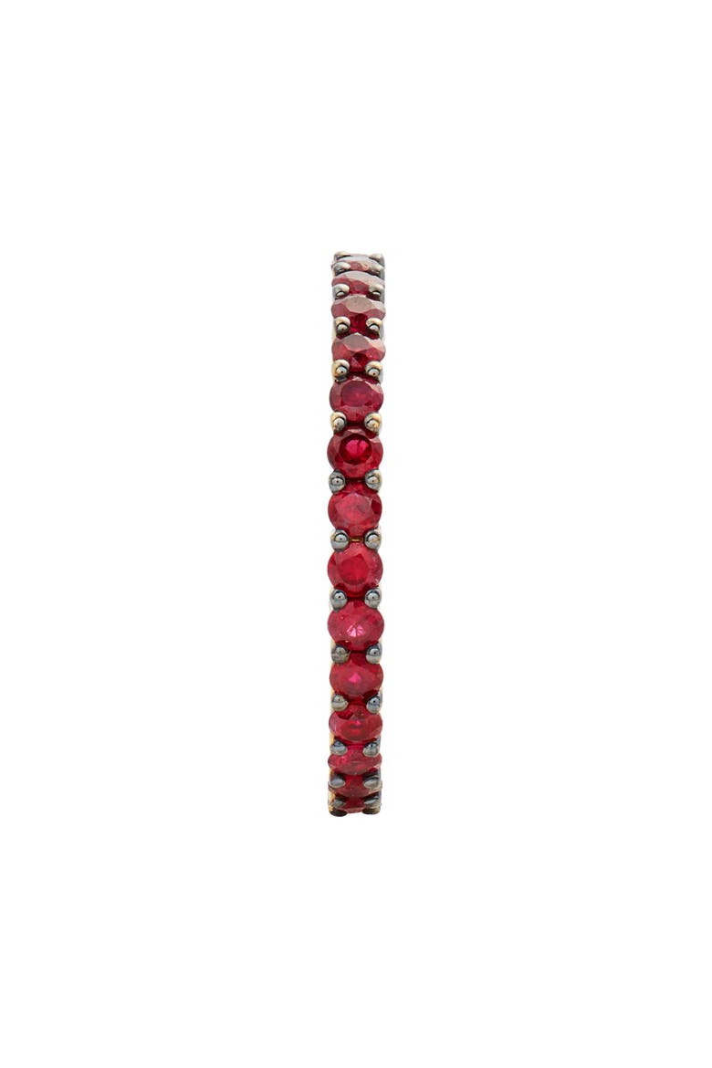 Ruby Eternity Band Ring (Nordstrom Exclusive), Alternate, color, YELLOW GOLD