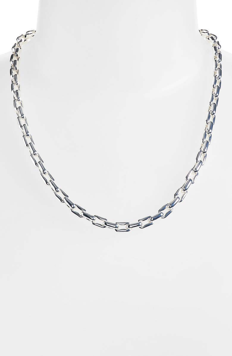 Éliou Lui Necklace, Alternate, color, Silver