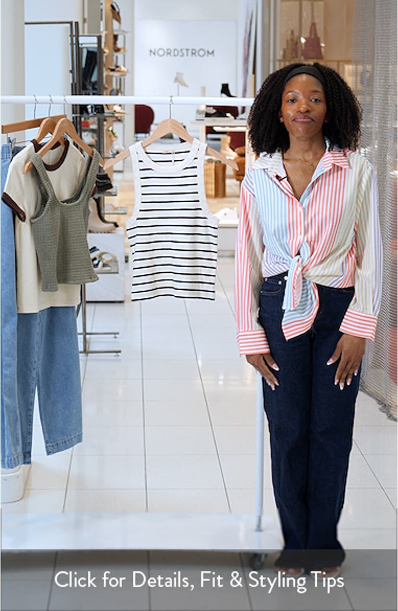 Lexi Stripe Rib Tank, sales video thumbnail