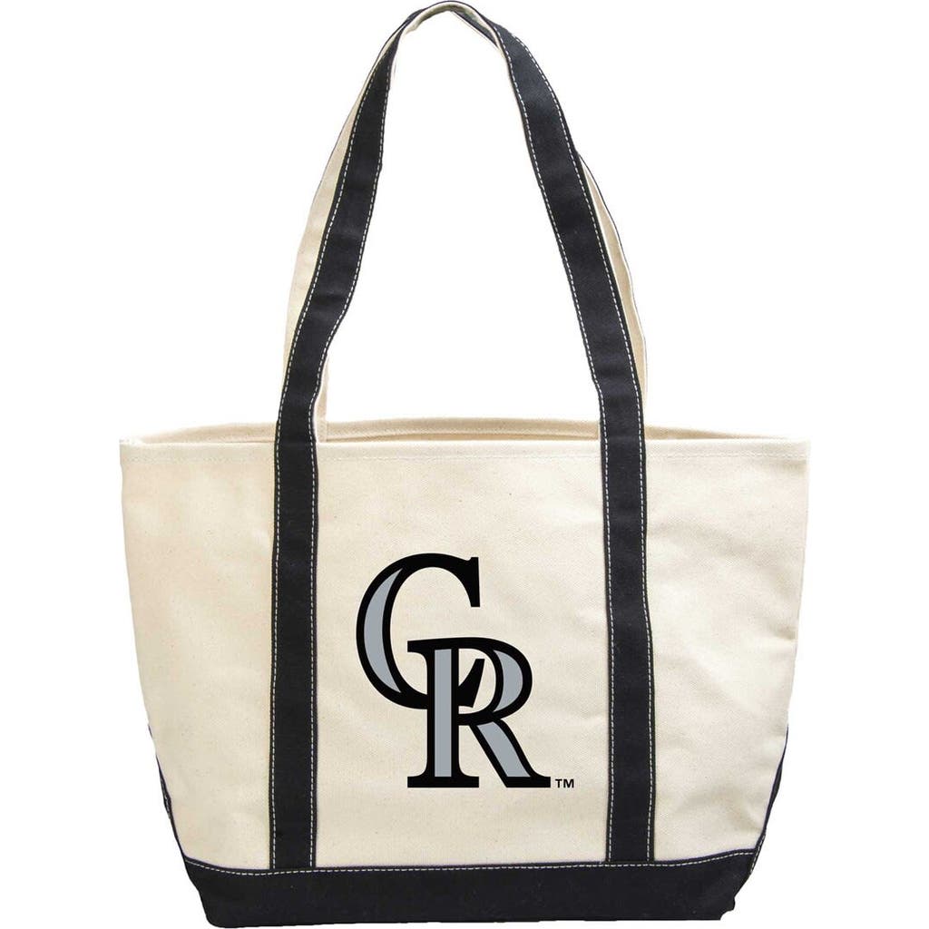 LOGO BRANDS Colorado Rockies Canvas Tote Bag in Black at Nordstrom