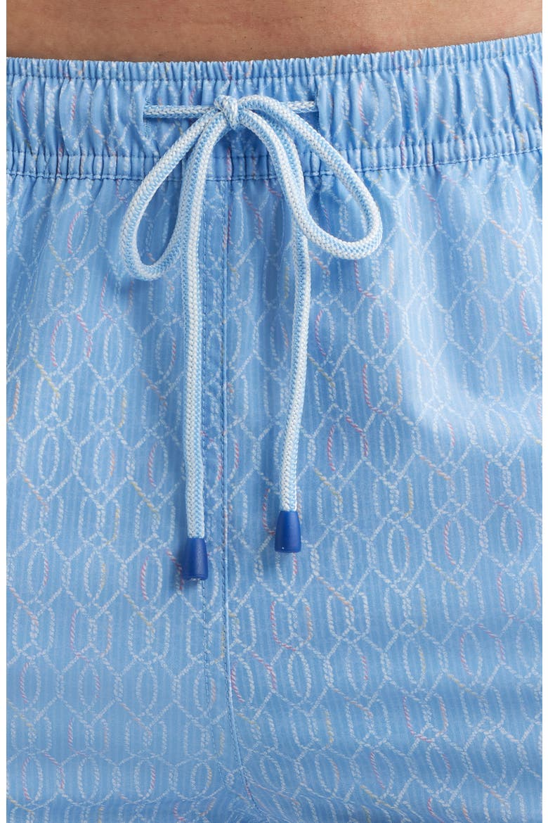 Nautical Ropes Swim Trunks, Alternate, color, BLUEBIRD