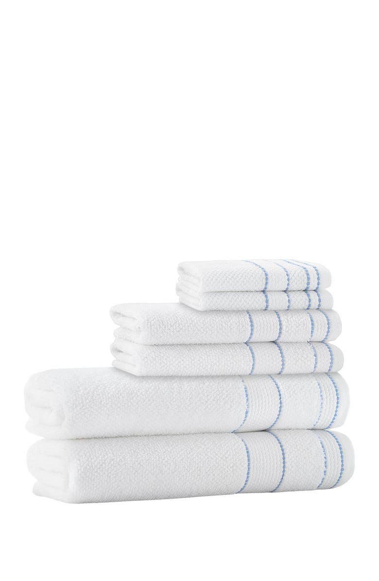 ENCHANTE HOME Monroe Turkish Cotton 6-Piece Towel Set - White, Alternate, color, 